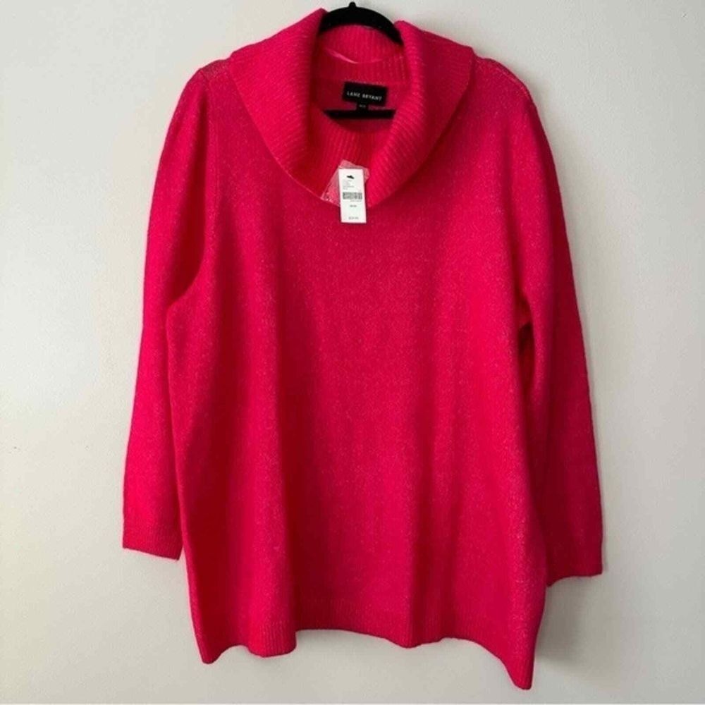 NWT Lane Bryant Size 18/20 Cowl Neck Sweater Sparkle Knit Plus Size Pullover Top